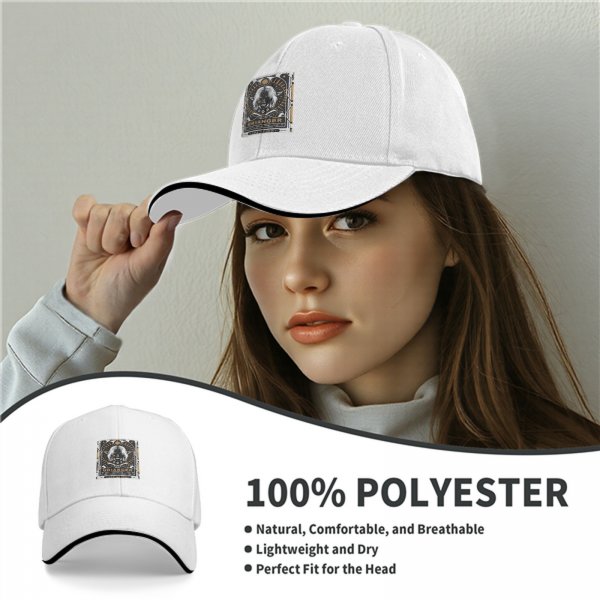 Urianger The Scion Tarot Style Graphic Black Baseball Cap