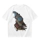 Owl Wizard With Spell Book Graphic Tee