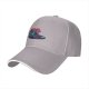 Black Baseball Cap With Psychedelic Colorful Beast Graphic Print