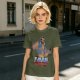 Olive T-shirt with T-Man He-Man parody graphic and 'I Pity The Fool' text