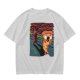 Olive T-Shirt With Funny Pizza Slice Scream Art Print