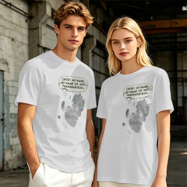 Frankenstein Monster 'My Name Is Not Frankenstein' Graphic T-Shirt