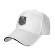 Black Baseball Cap With Dark Fantasy Graphic Print