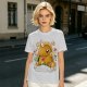 Olive T-Shirt With Cute Gingerbread Unicorn And Christmas Candy Print