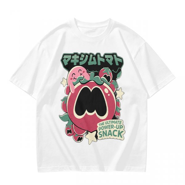 Kirby Maxim Tomato Power-Up Snack Graphic T-Shirt