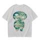 Olive T-Shirt With Fantasy Forest Spirit Graphic Print