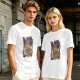 Olive Graphic T-Shirt With Bloody Burger Monster Print