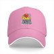 Black baseball cap with funny duck graphic and 'duck it all no regrets' text