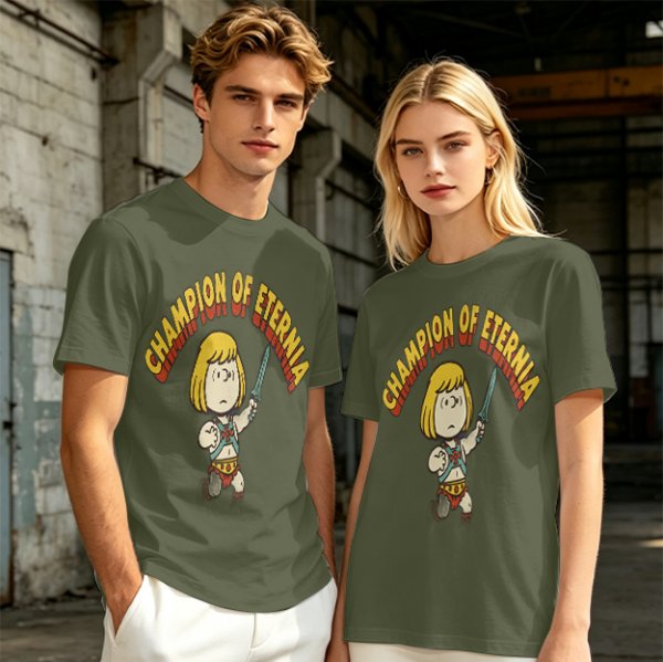 Champion of Eternia Cartoon Character Graphic T-Shirt
