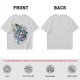 Olive t-shirt with whimsical bento box animal graphic print