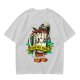 Forever Tired Coffee Mug Cartoon Character T-Shirt Design