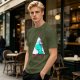 Olive T-Shirt With Cute Dinosaur Graphic And 'What I'm Doing' Text