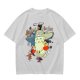 Totoro and Girls Fly Me To The Moon Graphic T-Shirt Design