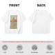 Olive T-Shirt With Retro Mountain And Ramen Noodle Landscape Print