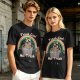 Trash Can Not Trash Raccoon Rainbow Graphic T-Shirt