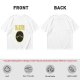 Olive T-Shirt with Marvin Text and Simple Face Graphic