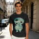 Olive T-Shirt With Fantasy Forest Spirit Graphic Print
