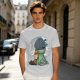 Olive T-Shirt Featuring Hiccup and Toothless from How to Train Your Dragon