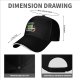 Too Cute For This Planet Alien Cat Graphic Baseball Cap