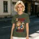 Treasure Hunter Wanted Cat Graphic T-Shirt Design
