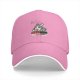 Black Baseball Cap With Cute Bunny Please Wait Loading Graphic