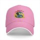Black baseball cap with Plague Ducktor graphic print