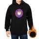 Black hoodie with 'Not The Mama!' dinosaur egg graphic