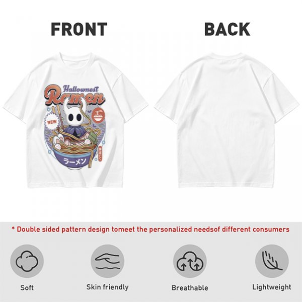 Hollow Knight Hallownest Ramen Graphic T-Shirt Design