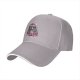 Black baseball cap with raccoon graphic and 'Sorry for the weird vibes I'm sober' text