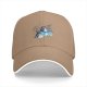 Black Baseball Cap With Whimsical Night Tree And Sheep Art Print