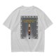 Olive t-shirt with retro video game 'It's dangerous to go alone' print