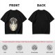 Olive T-shirt with I Don't Care Cat Graphic Print