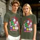 Meowy Christmas Cat Holiday Graphic T-Shirt