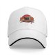 Black baseball cap with cute sushi cat graphic print
