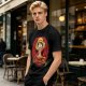 One Piece Luffy The Pirate King Graphic Olive T-Shirt