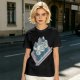 Olive T-Shirt With Sushi Themed Character Art Print