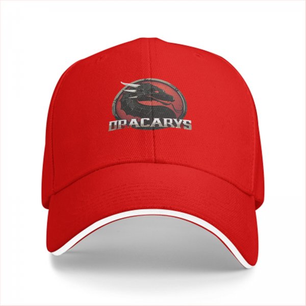 Black baseball cap with Dracarys dragon logo design
