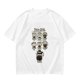 Olive Green T-Shirt With Cute Cartoon Coffee Cups Graphic
