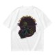 Olive T-Shirt With Dutch & Dillon Arm Wrestling Neon Graphic