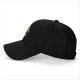 Black baseball cap with 'My Face Reacts Before I Do' printed design