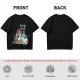 Olive T-Shirt Featuring 'king Club' and Animated Characters Print