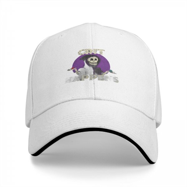Crit Happens Grim Reaper Graphic Baseball Cap