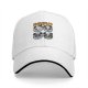 Black Baseball Cap With KISS Style Panda Band Graphic