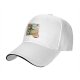 Black Baseball Cap with Howl's Moving Castle Scarecrow Stamp Art
