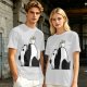 Olive T-Shirt With Panda Balancing Ramen Bowl Print