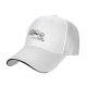 Black Baseball Cap With Tired Lying Cartoon Character Print