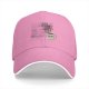 Black baseball cap with grumpy coffee cup graphic design