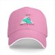 Black Baseball Cap With Cute Dinosaur Graphic And 'What I'm Doing' Text