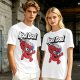 Olive green graphic t-shirt with Kool Dad and Kool-Aid mascot print
