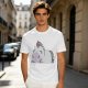 Olive Green T-Shirt With Crying Chubby Unicorn Rainbow Print